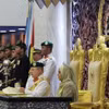 Quốc vương Malaysia, Sultan Ibrahim phát biểu khai mạc phiên họp đầu tiên, kỳ họp thứ ba của Quốc hội khóa 15. (Ảnh: Bernama/TTXVN phát)
