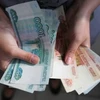 Đồng tiền ruble của Nga. (Ảnh: Getty Images/TTXVN)