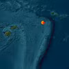 Trận động đất có độ lớn 6,6 làm rung chuyển Tonga. (Ảnh: USGS)