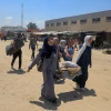 Người dân Palestine sơ tán khỏi khu vực phía Đông thành phố Khan Younis, miền Nam Dải Gaza ngày 2/7/2024. Ảnh: THX/TTXVN