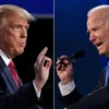 Ông Joe Biden (phải) và ông Donald Trump. (Ảnh: Getty Images/ TTXVN)