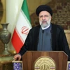 Tổng thống Iran Ebrahim Raisi phát biểu tại thủ đô Tehran. (Ảnh: AFP/TTXVN)