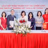 Lễ ký kết hợp tác chiến lược giữa Vinmec và Techcombank.