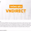 Trạng website của VNDirect lúc 8 giờ sáng 26/3/2024. (Ảnh chụp màn hình)