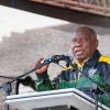 Lãnh đạo đảng ANC, ông Cyril Ramaphosa, đã được Quốc hội bầu lại làm Tổng thống Nam Phi. (Ảnh: AFP/TTXVN)