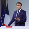 Tổng thống Pháp Emmanuel Macron phát biểu họp báo tại thủ đô Paris. (Ảnh: Getty Images/TTXVN)