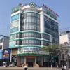 Trụ sở Công ty TNHH MTV Dịch vụ Y tế Hữu Thọ tại số 280-282, Nguyễn Hữu Thọ, quận Cẩm Lệ, thành phố Đà Nẵng. (Ảnh: Văn Dũng/TTXVN)