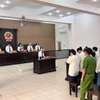 Các bị cáo mua bán người trong một vụ án xét xử. (Nguồn: TTXVN)