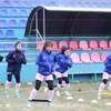 Đội tuyển U20 Nữ Việt Nam trên sân tập. (Ảnh: VFF)