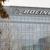 Biểu tượng Boeing tại văn phòng ở Arlington, Virginia, Mỹ. (Ảnh: AFP/TTXVN)