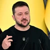 Tổng thống Ukraine Volodymyr Zelensky. (Ảnh: AFP/TTXVN)
