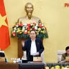 Chủ tịch Quốc hội Trần Thanh Mẫn phát biểu tại Phiên họp thứ 40, Ủy ban Thường vụ Quốc hội xem xét, quyết định việc bổ sung một số dự án luật, nghị quyết vào Chương trình xây dựng luật, pháp lệnh năm 2025, sáng 11/12/2024. (Ảnh: Doãn Tấn/TTXVN)