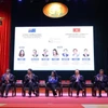 Các diễn giả tại Diễn đàn. (Ảnh: Văn Điệp/TTXVN)