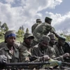 Lực lượng M23 tại khu vực Rumangabo, CHDC Congo, ngày 6/1/2023. (Ảnh: AFP/TTXVN)