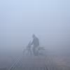 Sương mù dày đặc tại Amritsar, Ấn Độ. (Ảnh: AFP/TTXVN)