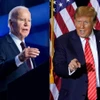 Tổng thống Mỹ Joe Biden (trái) và cựu Tổng thống Donald Trump. (Ảnh: AFP/TTXVN)