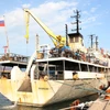 Đón tàu "Viện sỹ Oparin" trong hành trình nghiên cứu biển Việt Nam