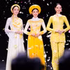 Ba đại sứ là Hoa hậu Thùy Tiên, Bảo Ngọc và Lương Thùy Linh diện trang phục truyền thống 3 miền Bắc-Trung-Nam. (Ảnh: BTC)