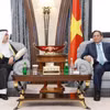 Thủ tướng Phạm Minh Chính tiếp ông Amin Al-Nasser, Chủ tịch kiêm Tổng Giám đốc Tập đoàn dầu khí Saudi Arabia (Saudi Aramco). (Ảnh: Dương Giang/TTXVN)