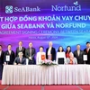 SeABank và Norfund ký kết hợp đồng khoản vay chuyển đổi trị giá 30 triệu USD. (Ảnh: Vietnam+)