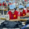 Xuất khẩu đang trên đà phục hồi. (Ảnh: Vietnam+)