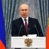 Tổng thống Nga Vladimir Putin phát biểu tại một sự kiện ở Moskva. (Ảnh: AFP/TTXVN)