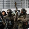 Cảnh sát Đức triển khai tăng cường an ninh tại thủ đô Berlin. (Ảnh: AFP/ TTXVN)