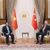 Thủ tướng Phạm Minh Chính hội kiến Tổng thống Thổ Nhĩ Kỳ Recep Tayyip Erdogan. (Ảnh: Dương Giang/TTXVN)