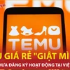 Bản tin 60s: Temu giá rẻ "giật mình" nhưng chưa đăng ký hoạt động tại Việt Nam