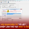 Bản tin 60s: Hải quan điện tử tê liệt, doanh nghiệp làm thủ tục như 12 năm trước