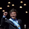 Tân Tổng thống Argentina Javier Milei tuyên thệ nhậm chức tại Buenos Aires ngày 10/12/2023. (Ảnh: AFP/TTXVN)