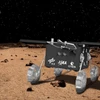 Hình ảnh minh họa tàu thăm dò xuống vệ tinh Phobos của Sao Hỏa. (Nguồn: JAXA)