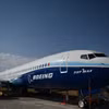 Máy bay Boeing 737 trưng bày tại Triển lãm Hàng không Farnborough, Anh, ngày 18/7/2022. (Ảnh: AFP/TTXVN)