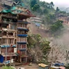 Lở đất phá hủy nhiều tòa nhà tại vùng núi miền Bắc Ấn Độ