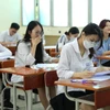 Thí sinh dự thi Tốt nghiệp Trung học phổ thông. (Ảnh: PV/Vietnam+)