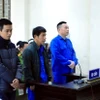 Các bị cáo tại phiên tòa. (Ảnh: Thế Duyệt/TTXVN)