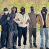 Các thành viên BTS tụ họp trong ngày hai nam ca sỹ RM và V nhập ngũ. (Ảnh: Instagram)