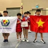 Đội từ Trường phổ thông Thái Bình Dương (Cần Thơ) giành giải vô địch Global Robotics Games. (Nguồn: Ban tổ chức)