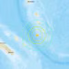 Địa điểm xảy ra trận động đất ở Vanuatu. (Nguồn: USGS)