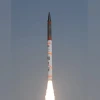 Tên lửa Agni-4. (Nguồn: NDTV)