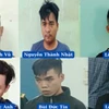6 đối tượng bị bắt vì có hành vi mua bán người dưới 16 tuổi ở các tỉnh Bình Định, Phú Yên, Kon Tum. (Ảnh: Công an cung cấp)