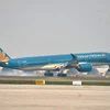 Vietnam Airlines xây dựng đề án tái cơ cấu tổng thể 2021-2025 sau đại dịch trong đó có các giải pháp để có thể tăng thu nhập vốn nhằm thoát âm vốn chủ sở hữu và lỗ lũy kế. (Ảnh: CTV/Vietnam+)
