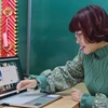 Giáo viên quận Ba Đình ứng dụng công nghệ thông tin trong dạy và học. (Ảnh: PV/Vietnam+)