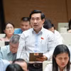 Đại biểu Nguyễn Văn Cảnh đề nghị cần phân nhóm thuê bao trong đấu giá. (Ảnh: PV/Vietnam+)