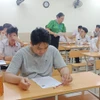 Thí sinh dự thi tốt nghiệp trung học phổ thông tại Hà Nội. (Ảnh: Phạm Mai/Vietnam+)