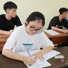 Thí sinh dự thi Tốt nghiệp Trung học Phổ thông. (Ảnh: Bích Huệ/TTXVN)