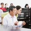 Bị cáo Huỳnh Văn Dõng, cựu Giám đốc CDC Khánh Hòa, bị cáo buộc nhận 1,9 tỷ đồng từ các doanh nghiệp trong vụ án. (Ảnh: Tiên Minh/TTXVN)