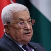 Tổng thống Palestine Mahmoud Abbas phát biểu trong cuộc họp báo ngày 25/7/2023. (Ảnh: AFP/TTXVN)