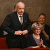Ông Tamas Sulyok được bầu làm Tổng thống Hungary trong phiên họp Quốc hội ở Budapest ngày 26/2/2024. (Ảnh: AFP/TTXVN)