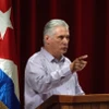 Chủ tịch Cuba Miguel Díaz-Canel yêu cầu Mỹ loại Cuba khỏi danh sách các quốc gia bảo trợ khủng bố. (Ảnh: AFP/TTXVN)